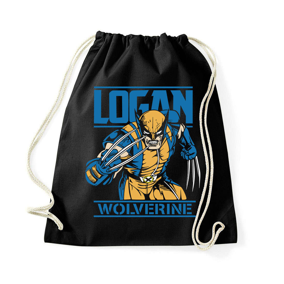 Logan wolverine x-men rozsomák Fekete Tornazsák