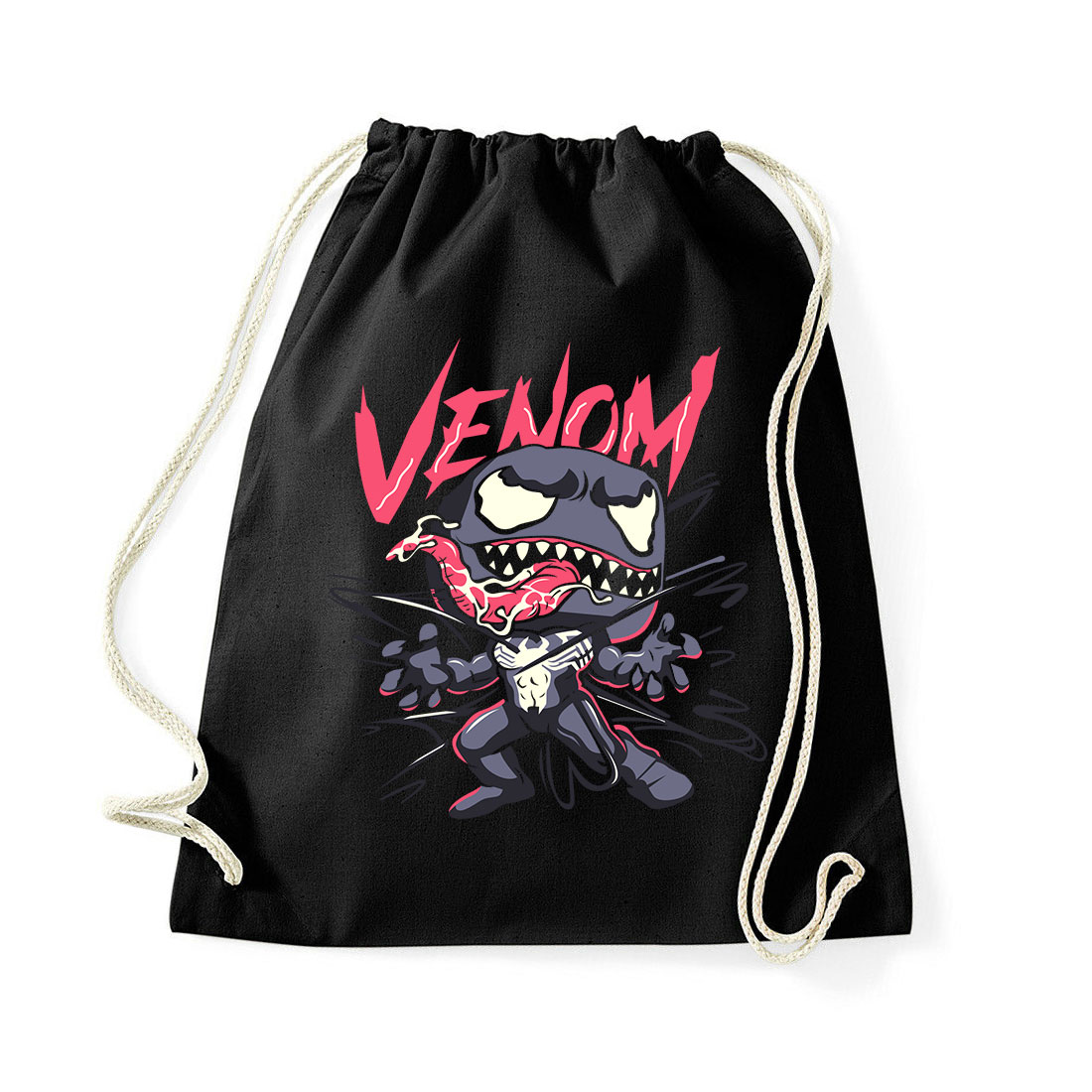 venom méreg Fekete Tornazsák