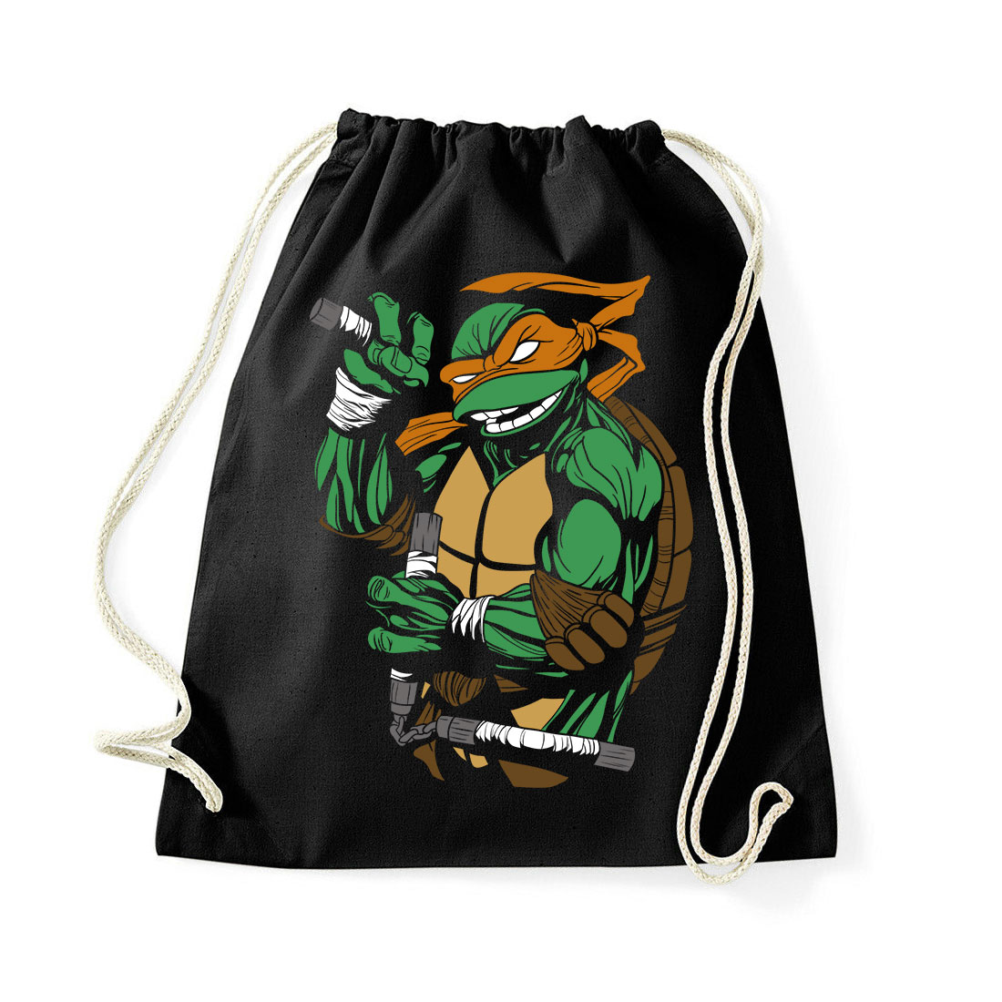 Michelangelo tini ninja teknőcök tmnt Fekete Tornazsák
