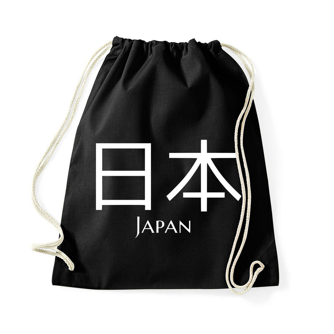 japán japan írás Fekete Tornazsák