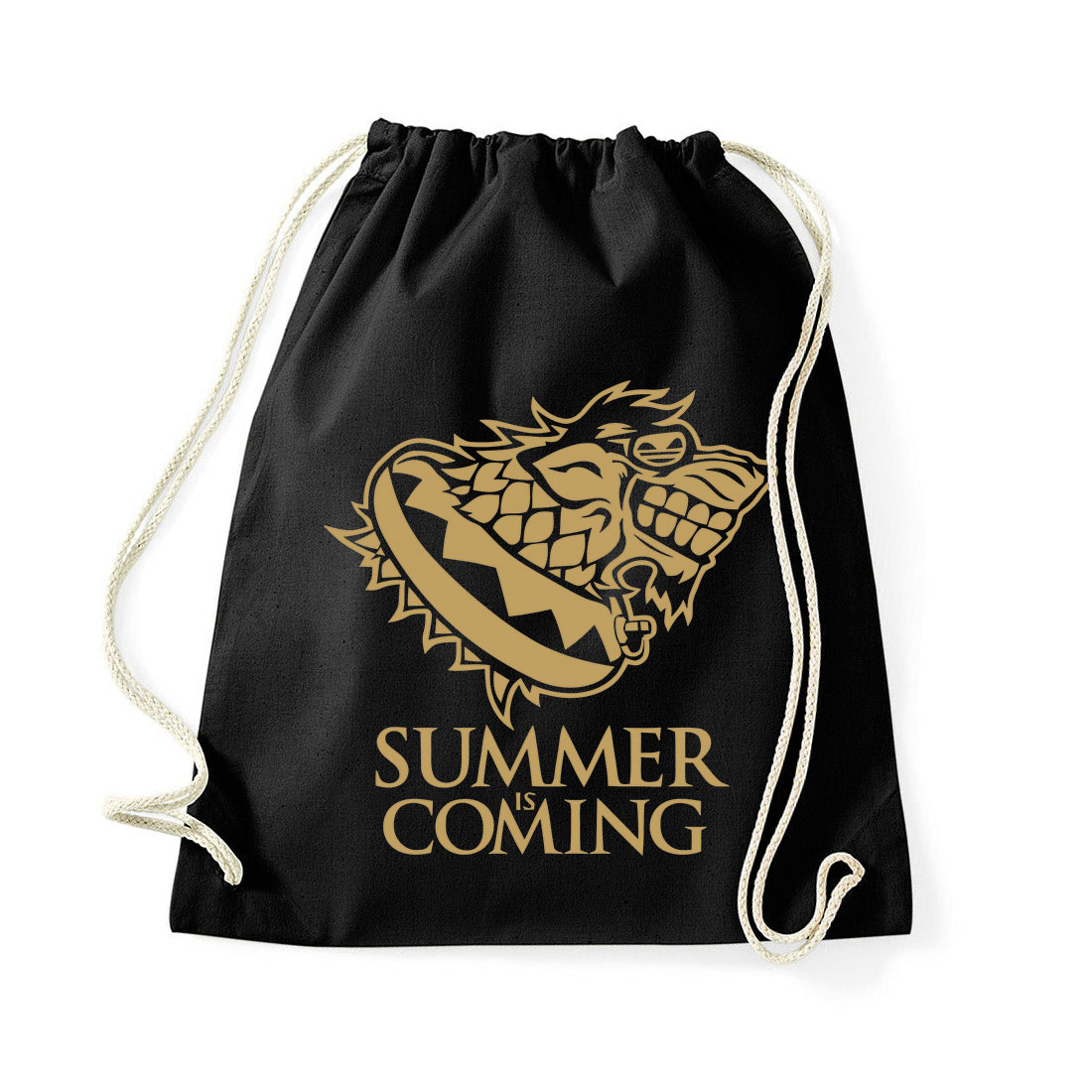 Nyár Nyaras Summer Fekete Tornazsák