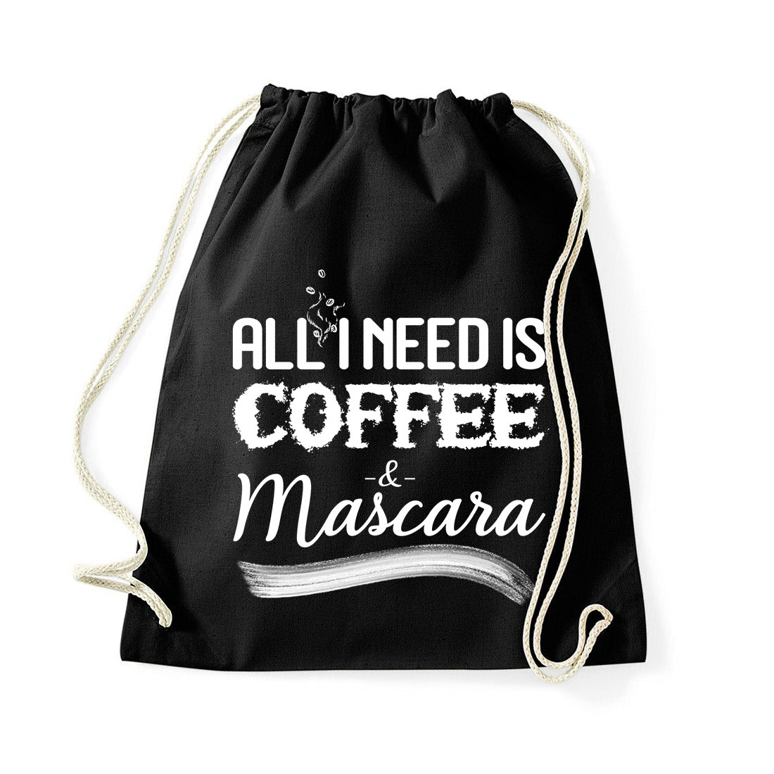 kávé mascara coffee Fekete Tornazsák