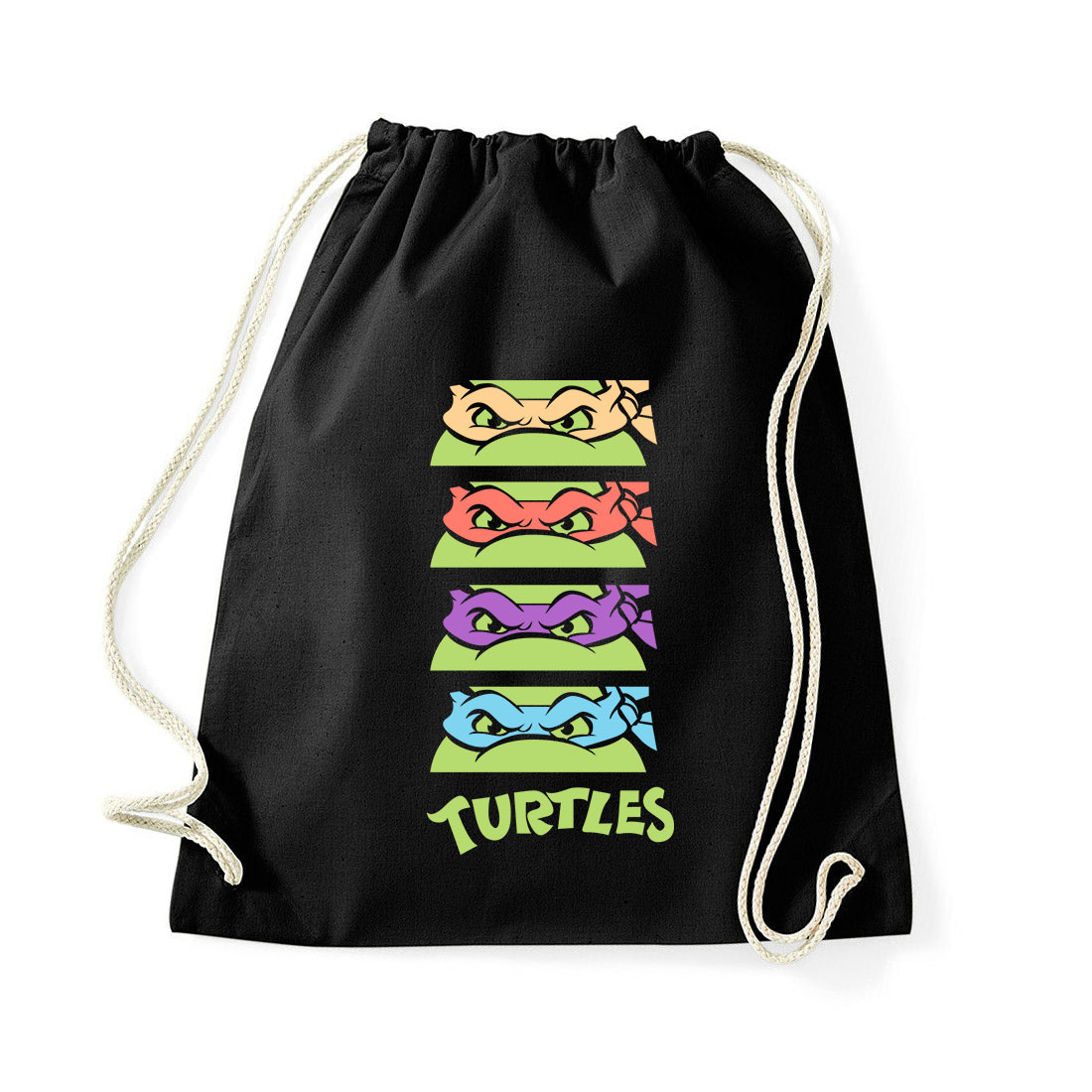 Tini Ninja Teknőcök tmnt Fekete Tornazsák