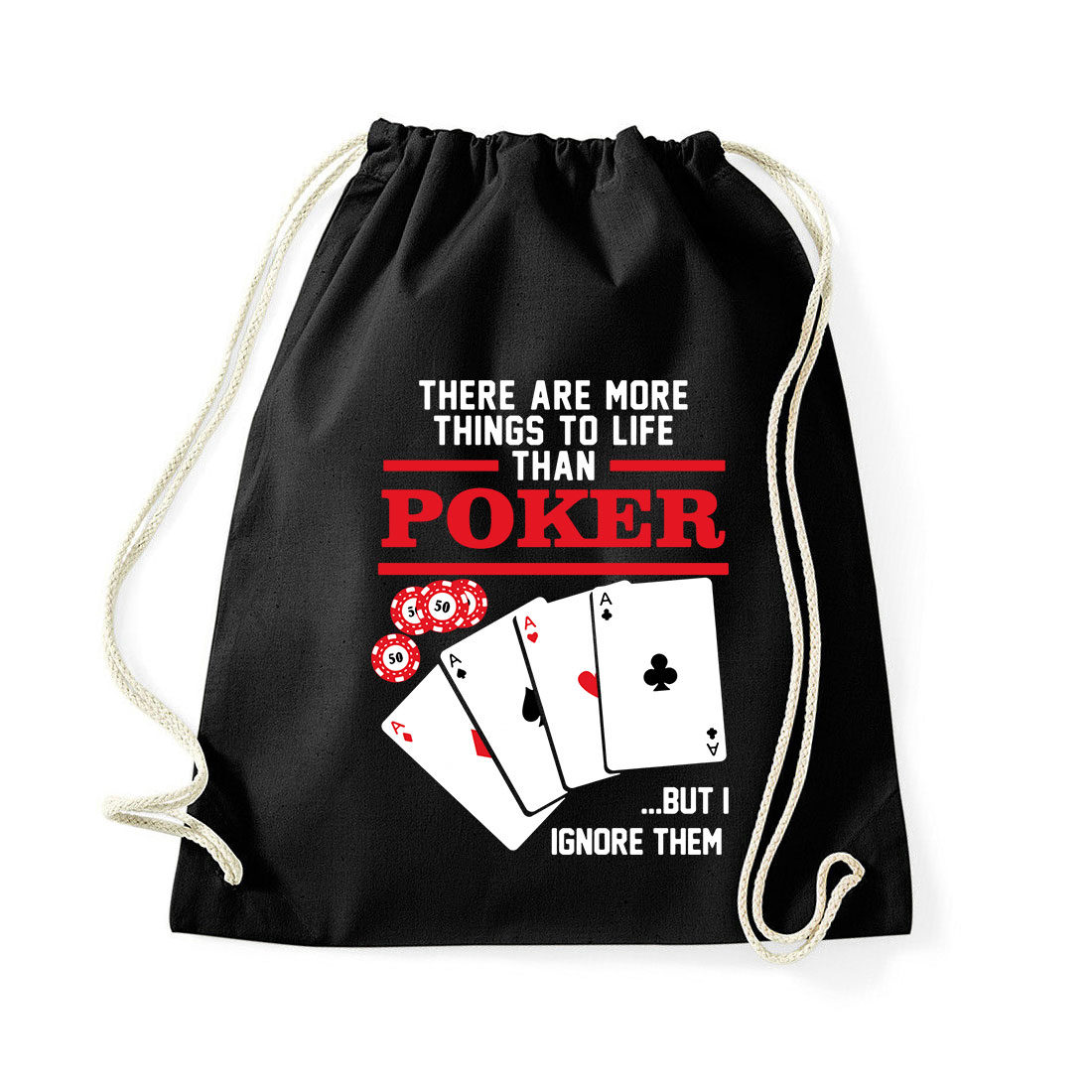 poker Fekete Tornazsák