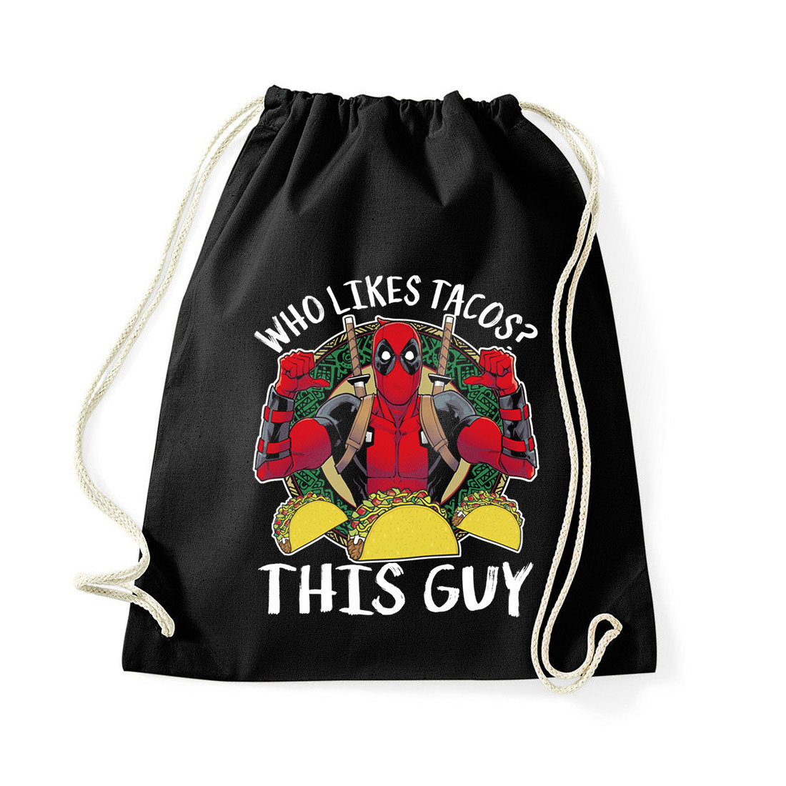 deadpool taco Fekete Tornazsák