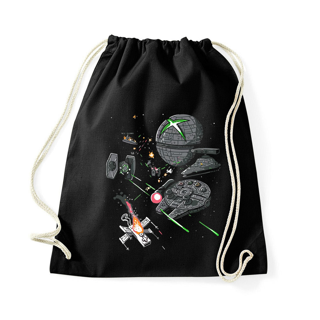 gamer konzolok console joystick star wars Fekete Tornazsák