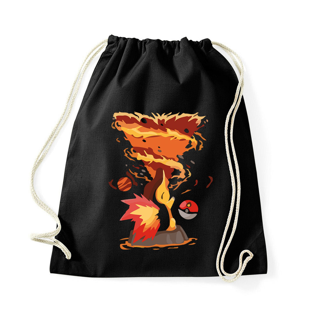 pokemon cyndaquil Fekete Tornazsák