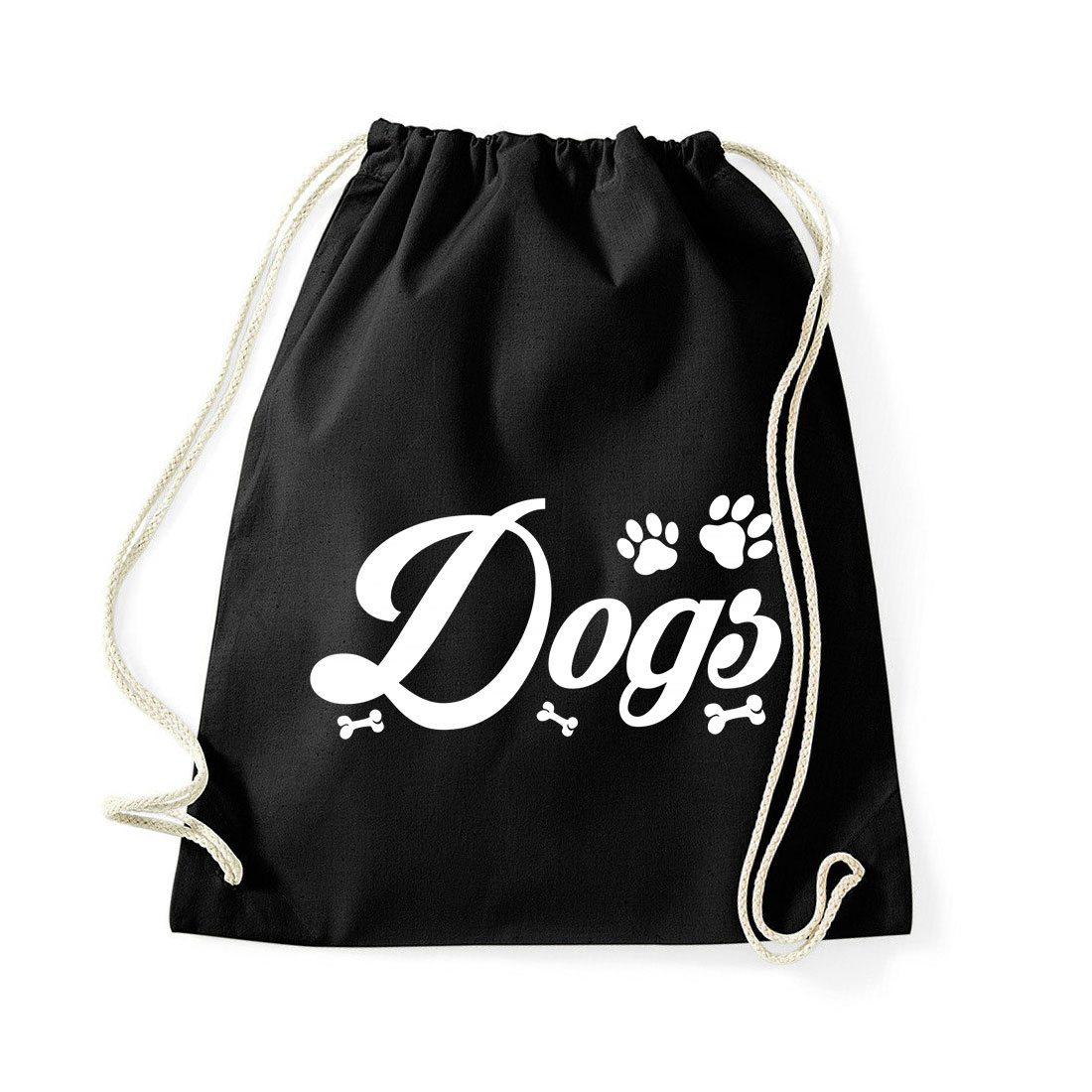 dogs kutya kutyás Fekete Tornazsák