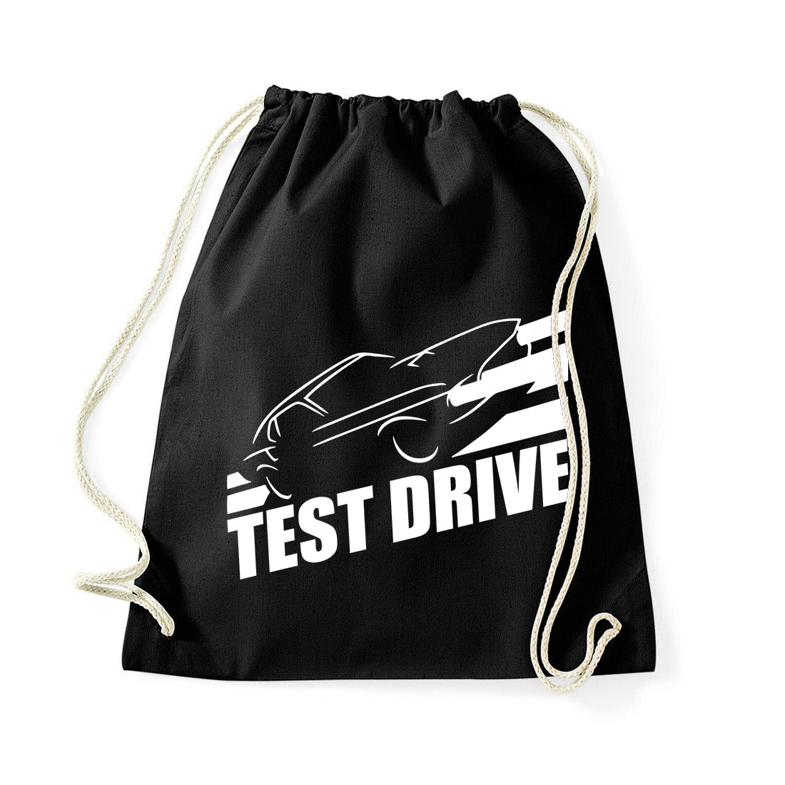 test drive autós autó kocsi Fekete Tornazsák