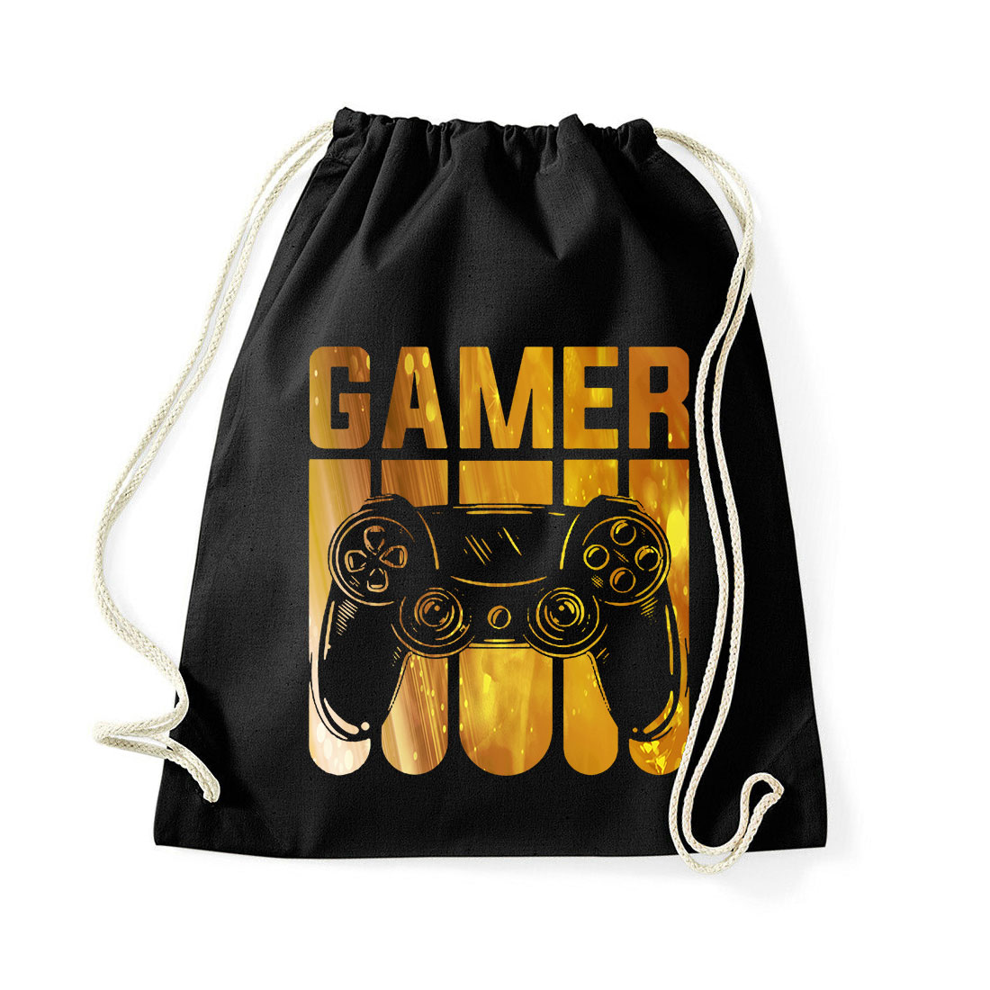 gamer joystick Fekete Tornazsák
