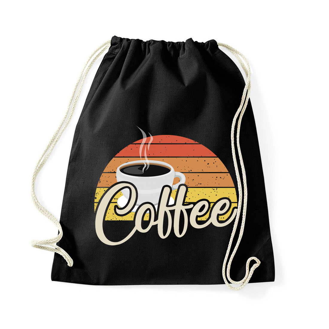 kávé coffee Fekete Tornazsák