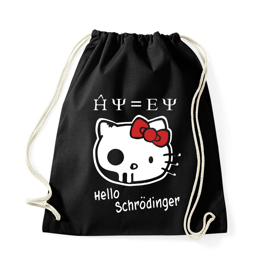 hello schrödinger macskája Fekete Tornazsák