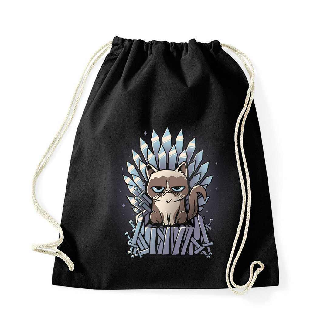 Game Of Cats macska macskás cica cicás Fekete Tornazsák