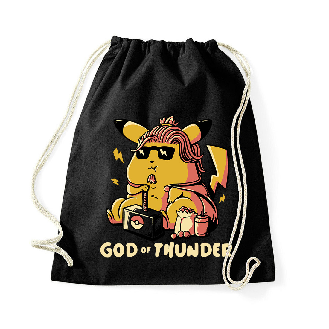 Thor pikachu humor Fekete Tornazsák