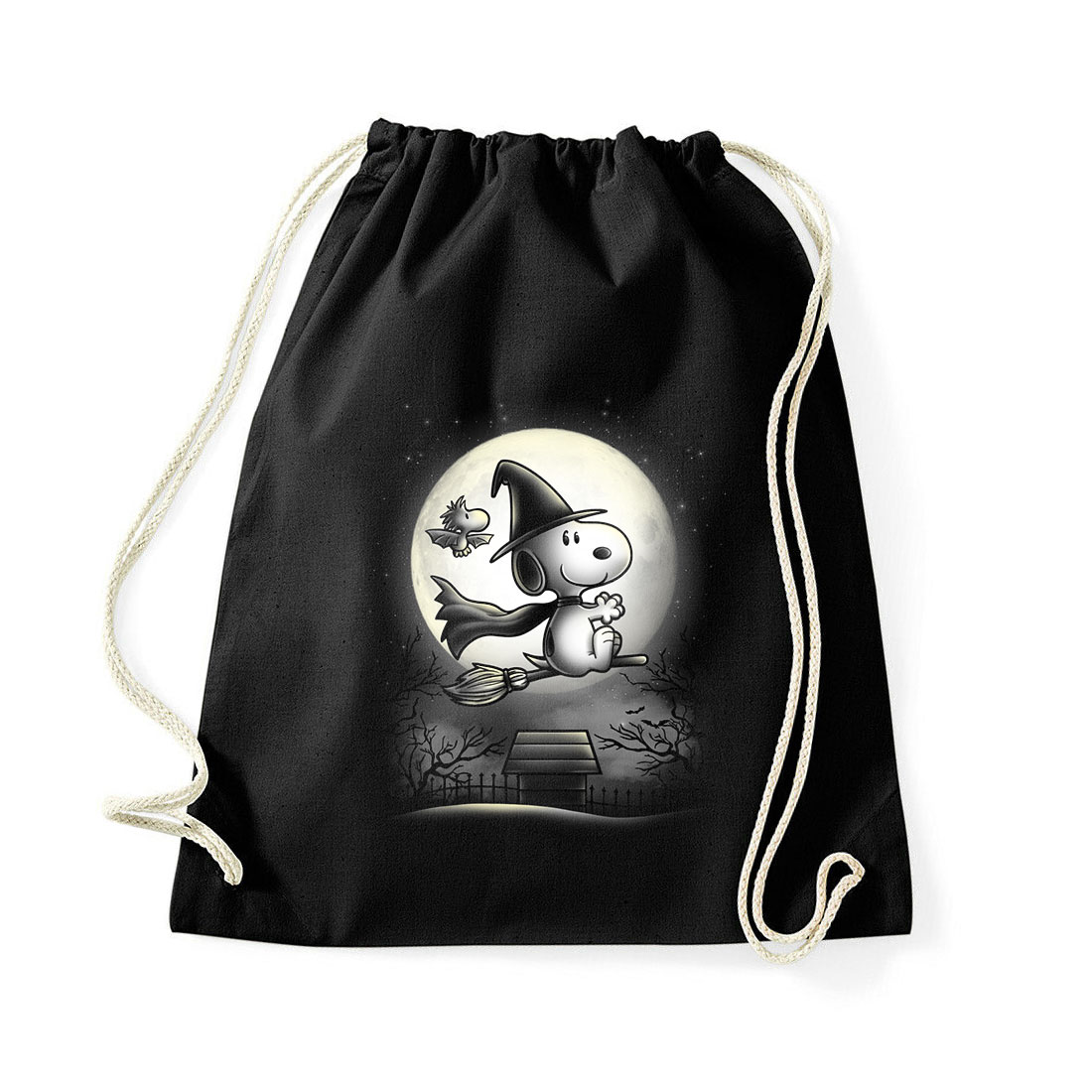 snoopy halloween Fekete Tornazsák