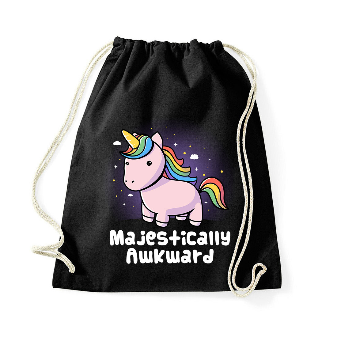 unikornis Fekete Tornazsák