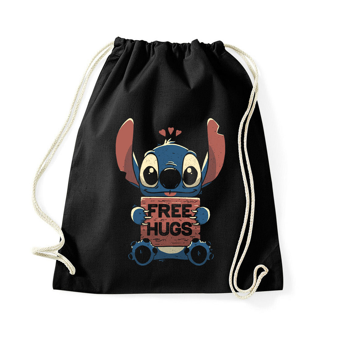 stitch Fekete Tornazsák