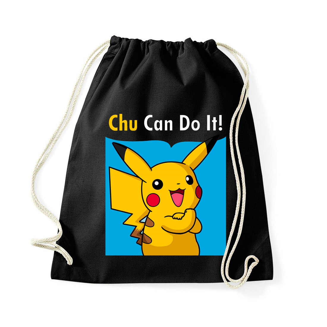 pokemon pikachu Fekete Tornazsák