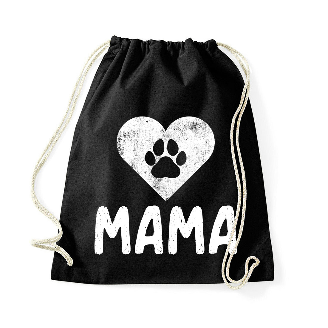 Dog Mama kutya kutyás Fekete Tornazsák