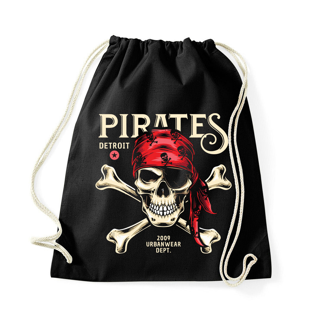 Pirates Kalózok Fekete Tornazsák