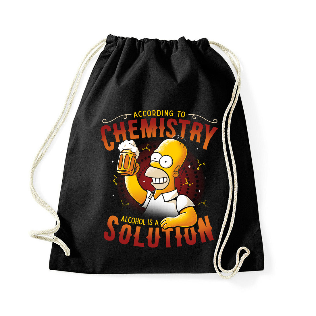 chemistry sör alkohol homer simpson Fekete Tornazsák