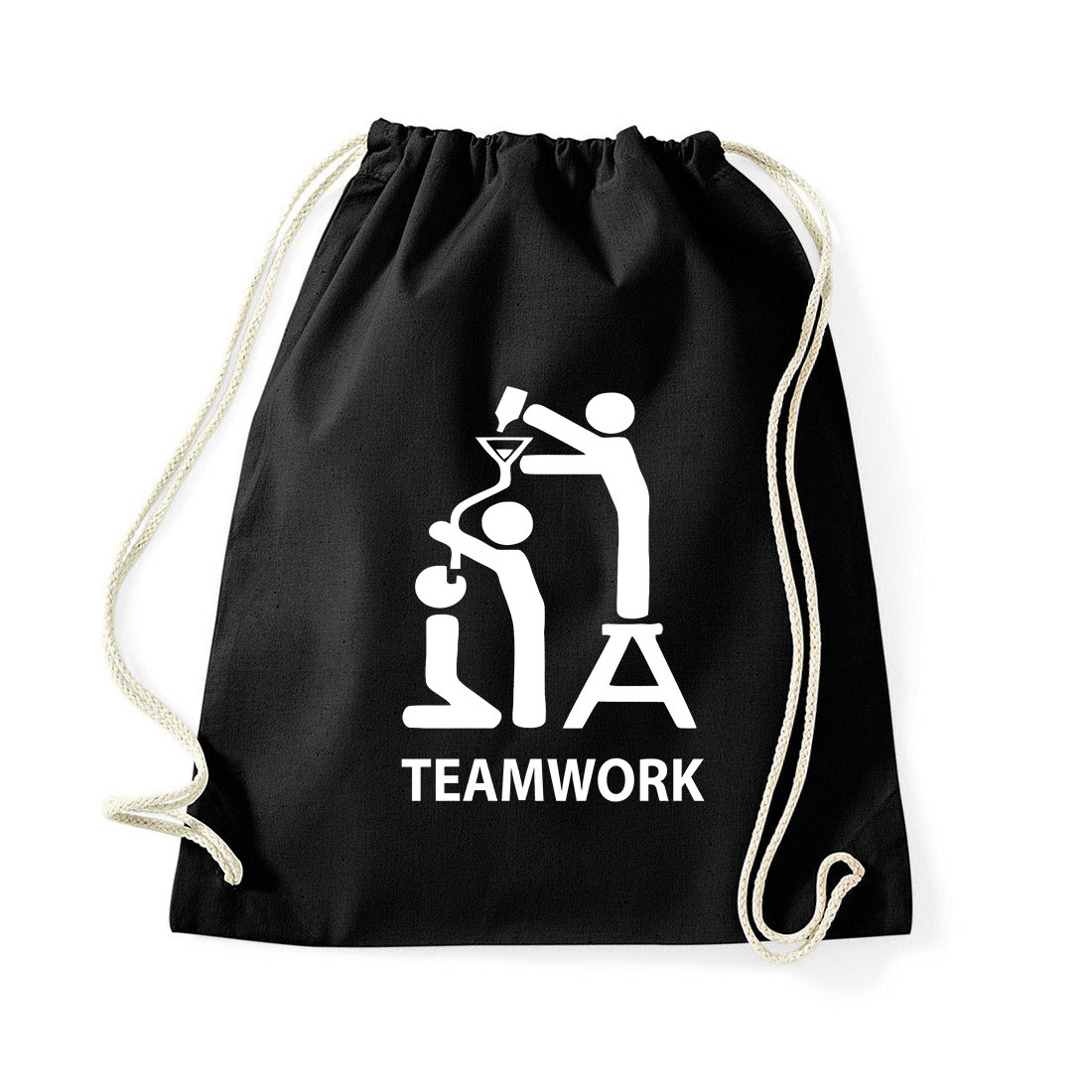 teamwork csapatmunka humor Fekete Tornazsák