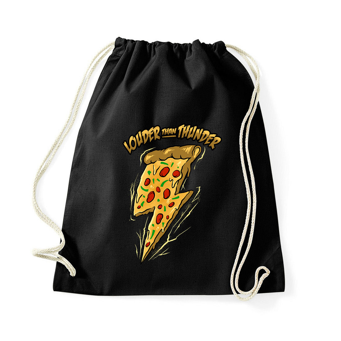 pizza villám Fekete Tornazsák