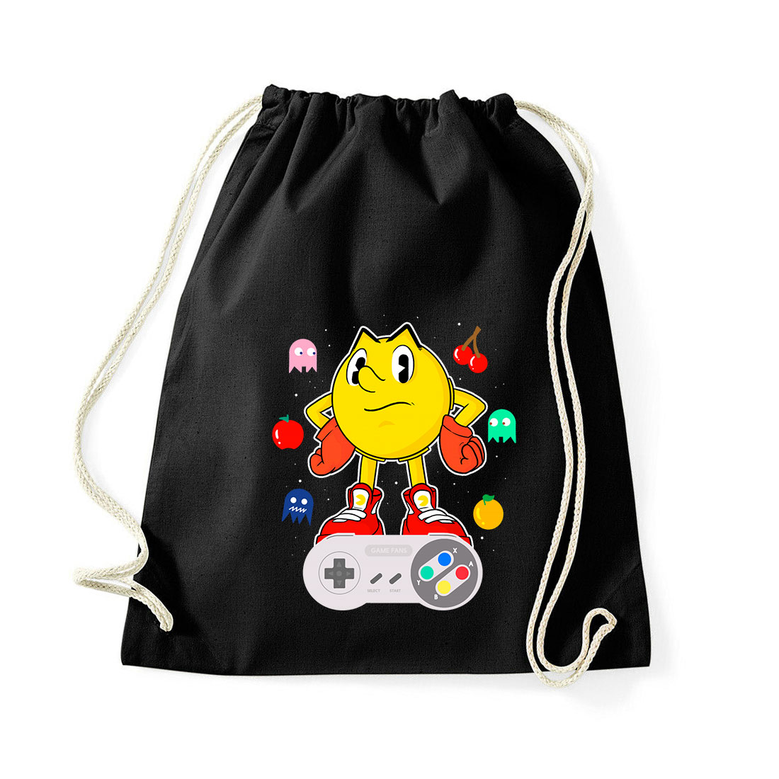 pacman Fekete Tornazsák
