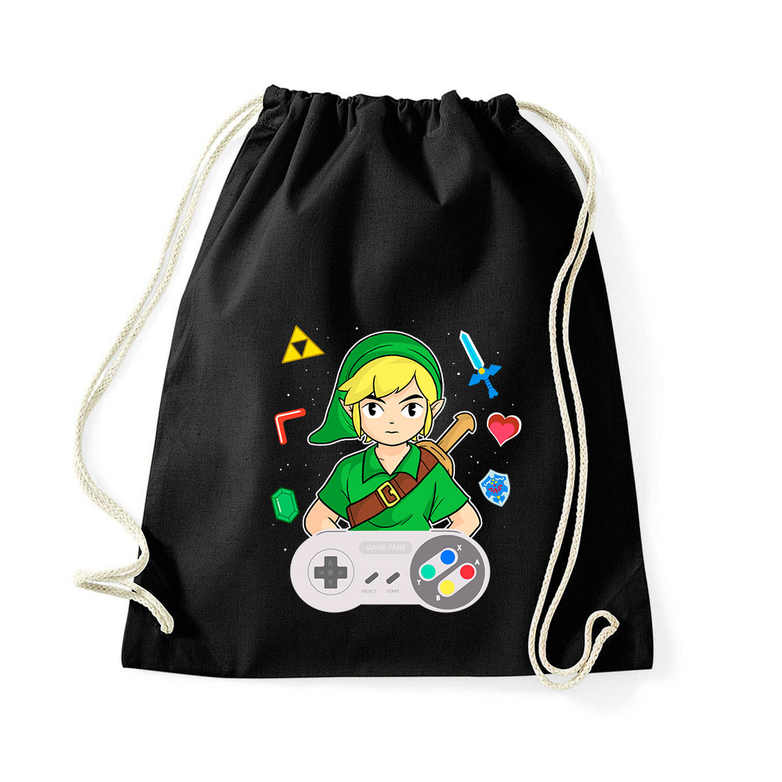 zelda link hyrule Fekete Tornazsák