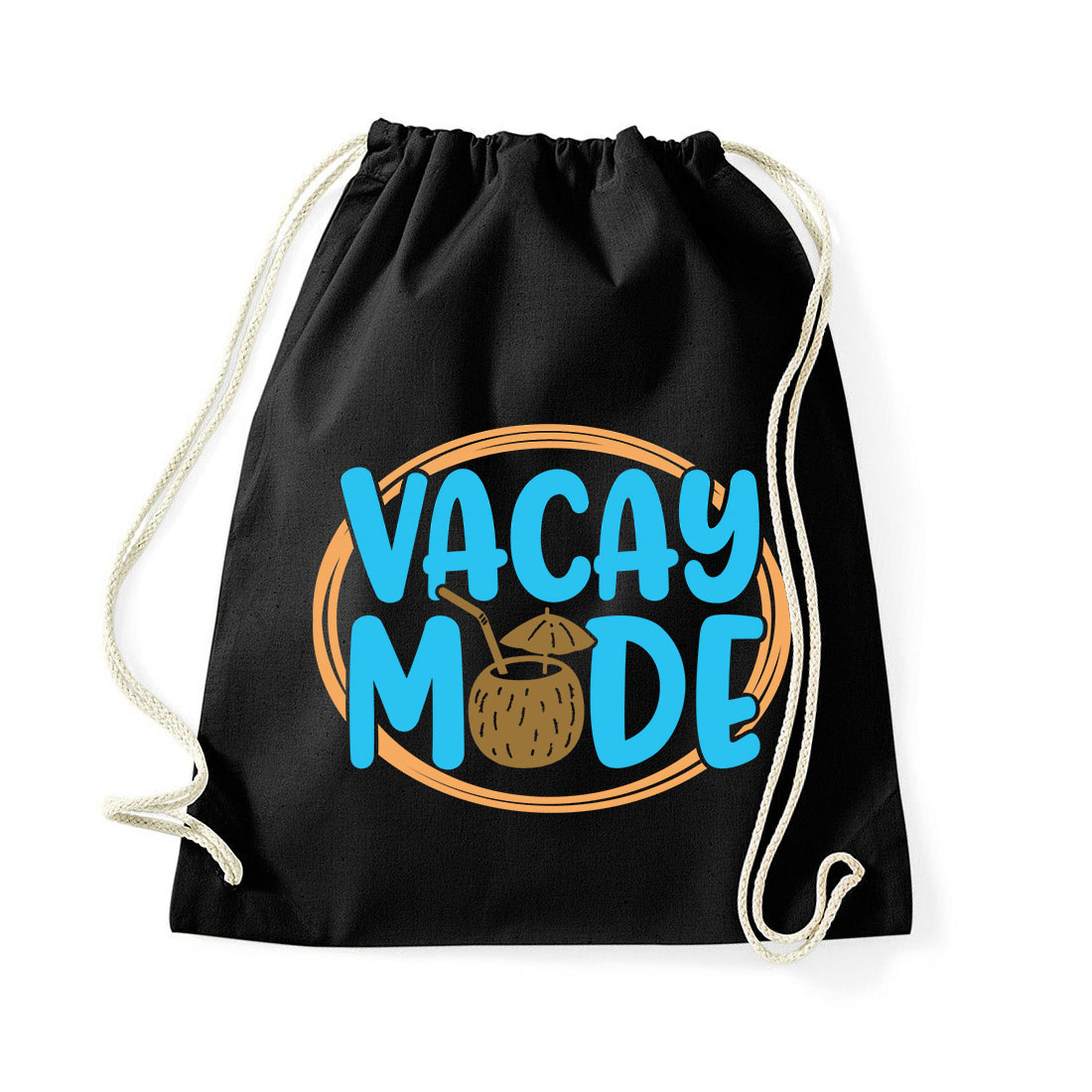 vacay mode nyár nyaralás Fekete Tornazsák