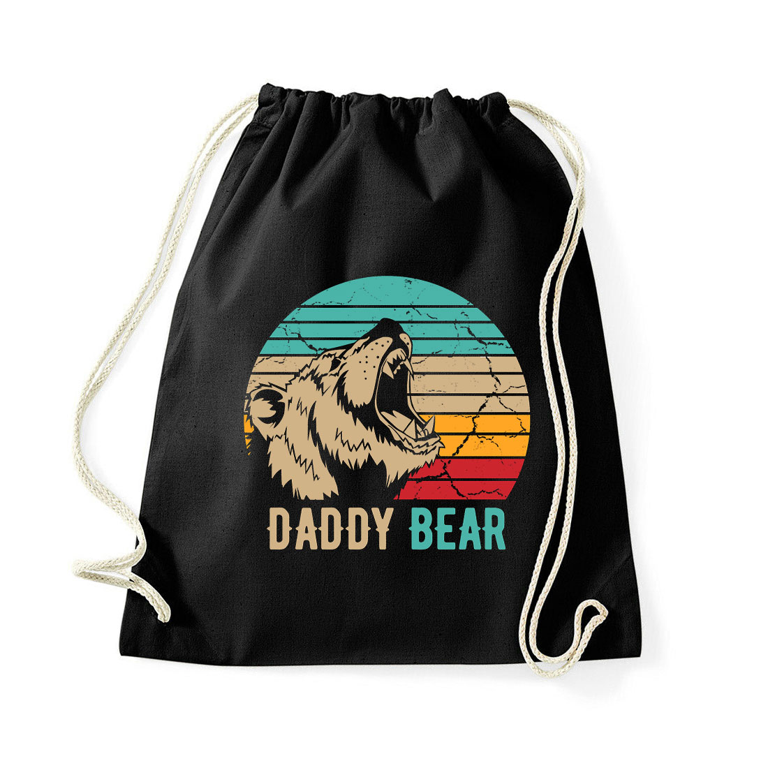 daddy bear apák napja apa apáknak Fekete Tornazsák