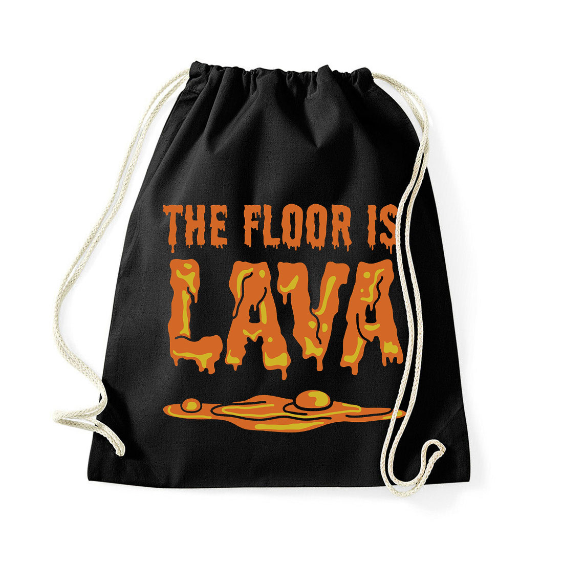 floor is a lava Fekete Tornazsák