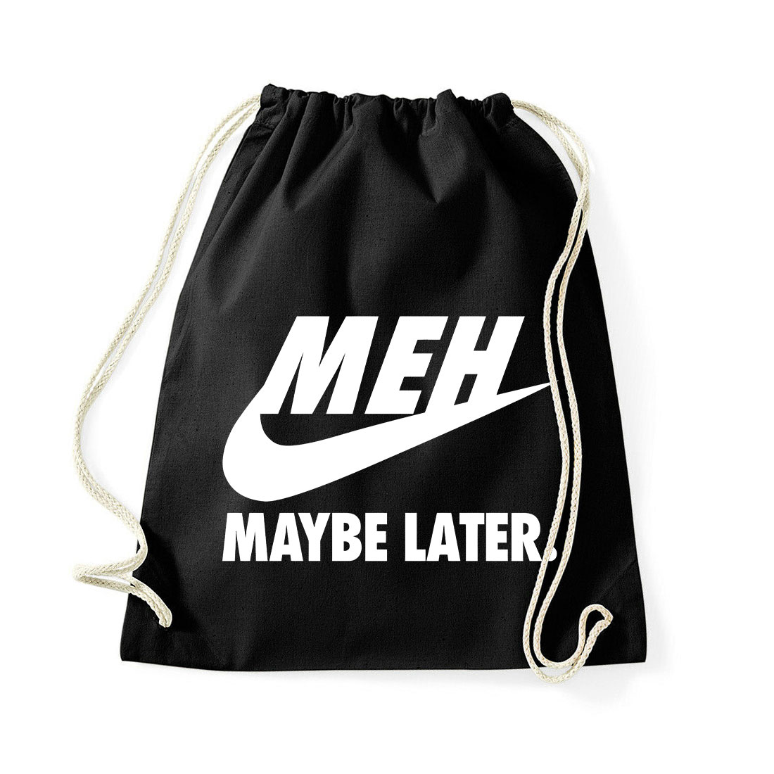 nike humor meh maybe later Fekete Tornazsák