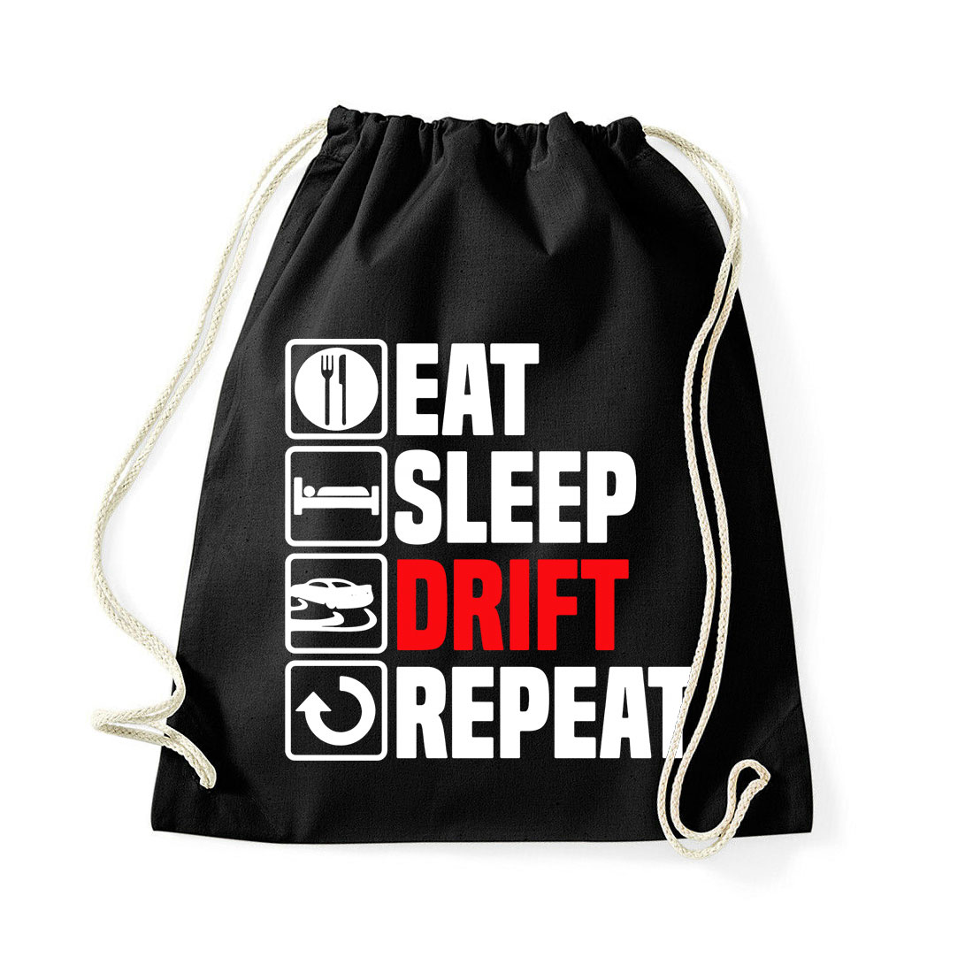 drift driftelés Fekete Tornazsák