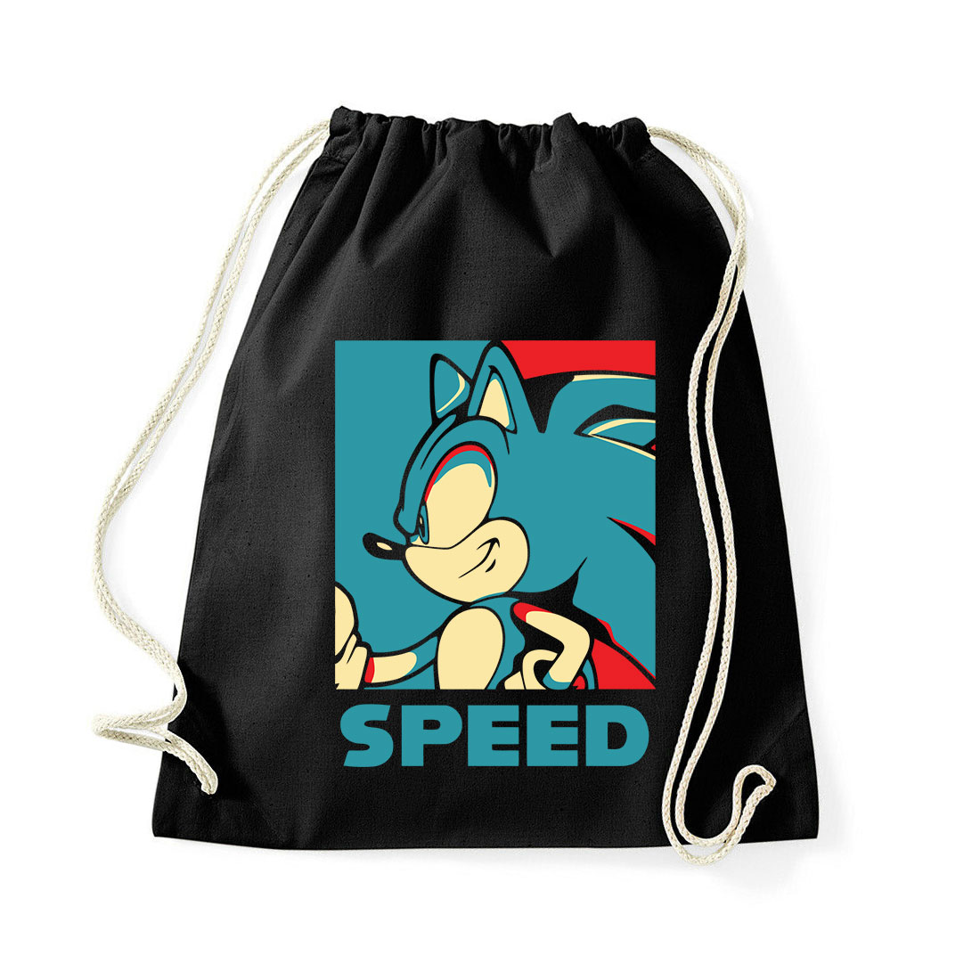 sonic Fekete Tornazsák