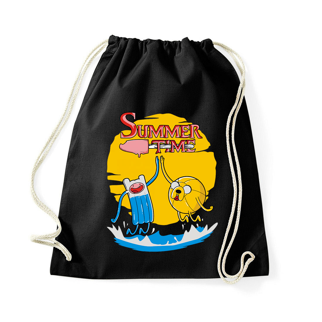summer time nyár nyaralás adventure time Fekete Tornazsák