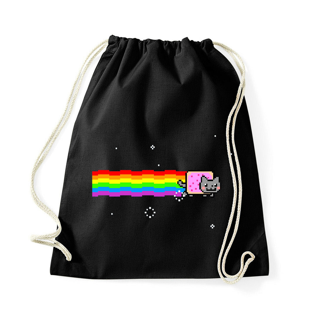 nyam cat macska Fekete Tornazsák