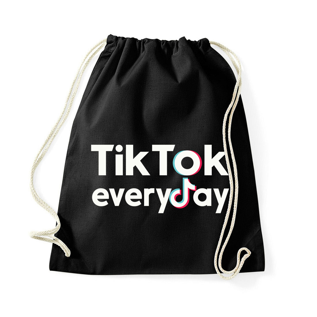 tik tok Fekete Tornazsák