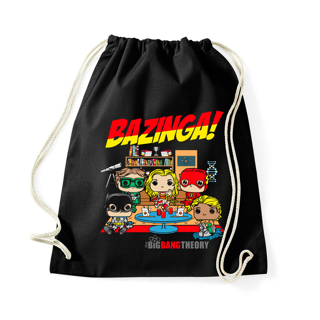 agymenők bazinga big bang theory Fekete Tornazsák