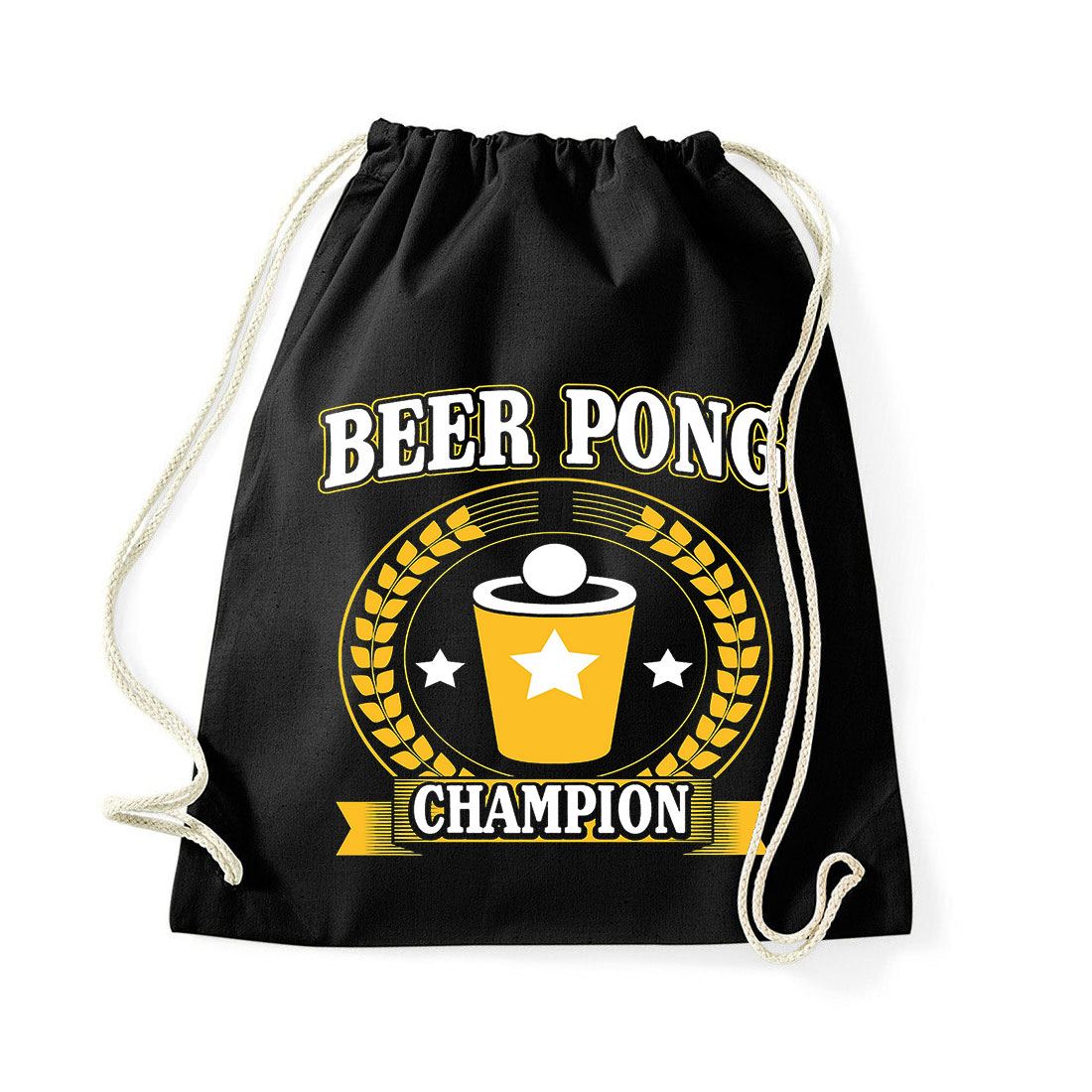 sörpong beer pong Fekete Tornazsák