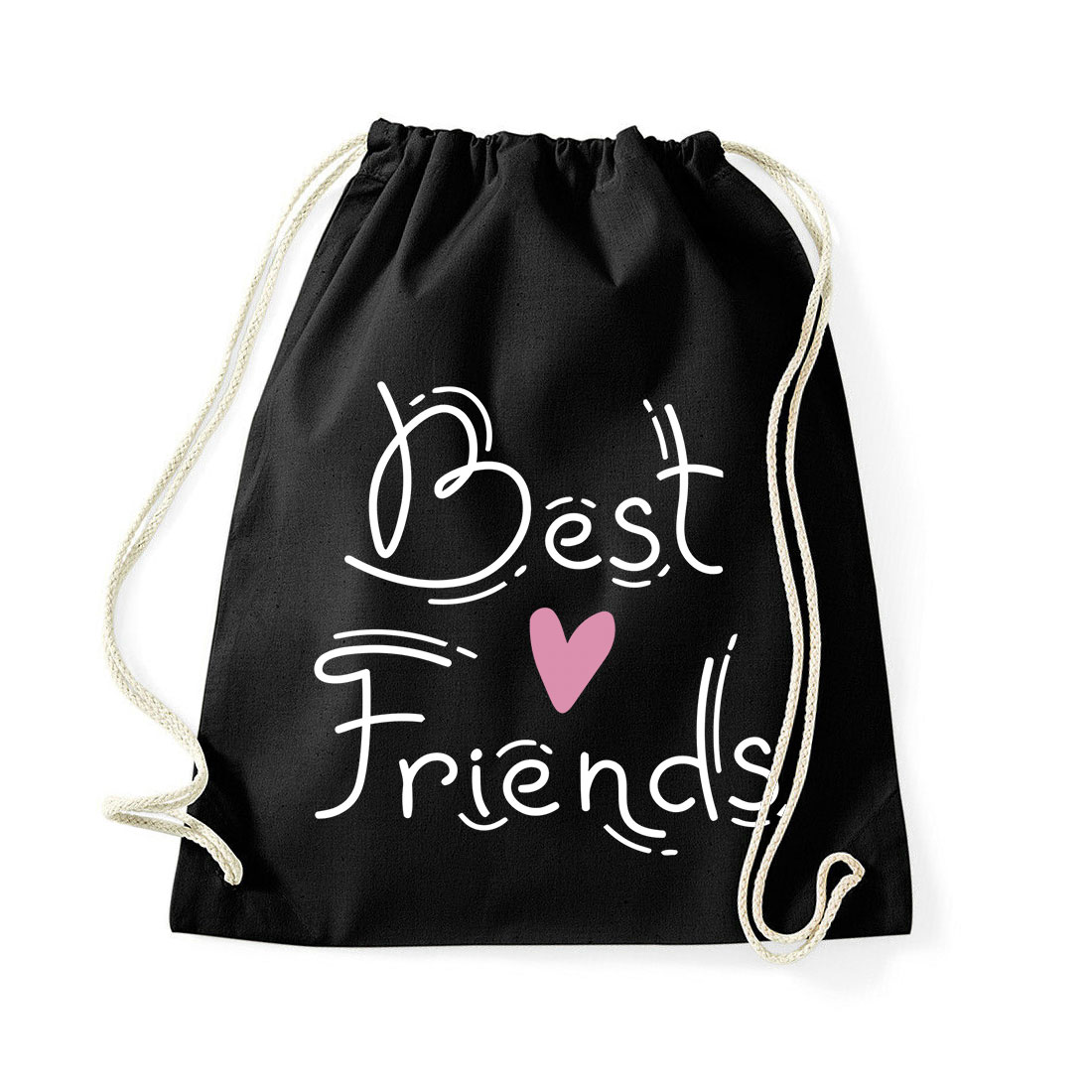 best friends bff barátság Fekete Tornazsák