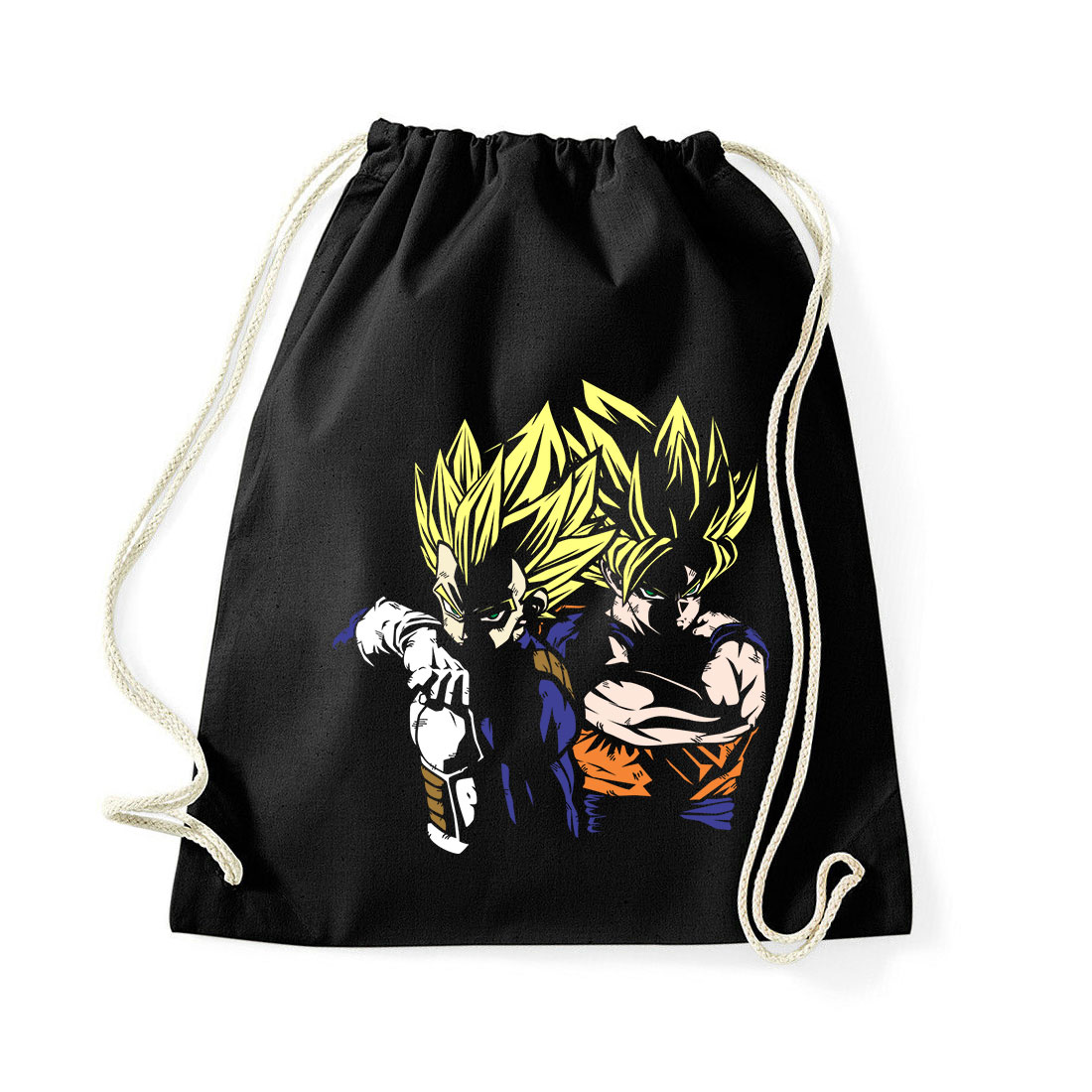 son goku vegeta dragon ball Fekete Tornazsák