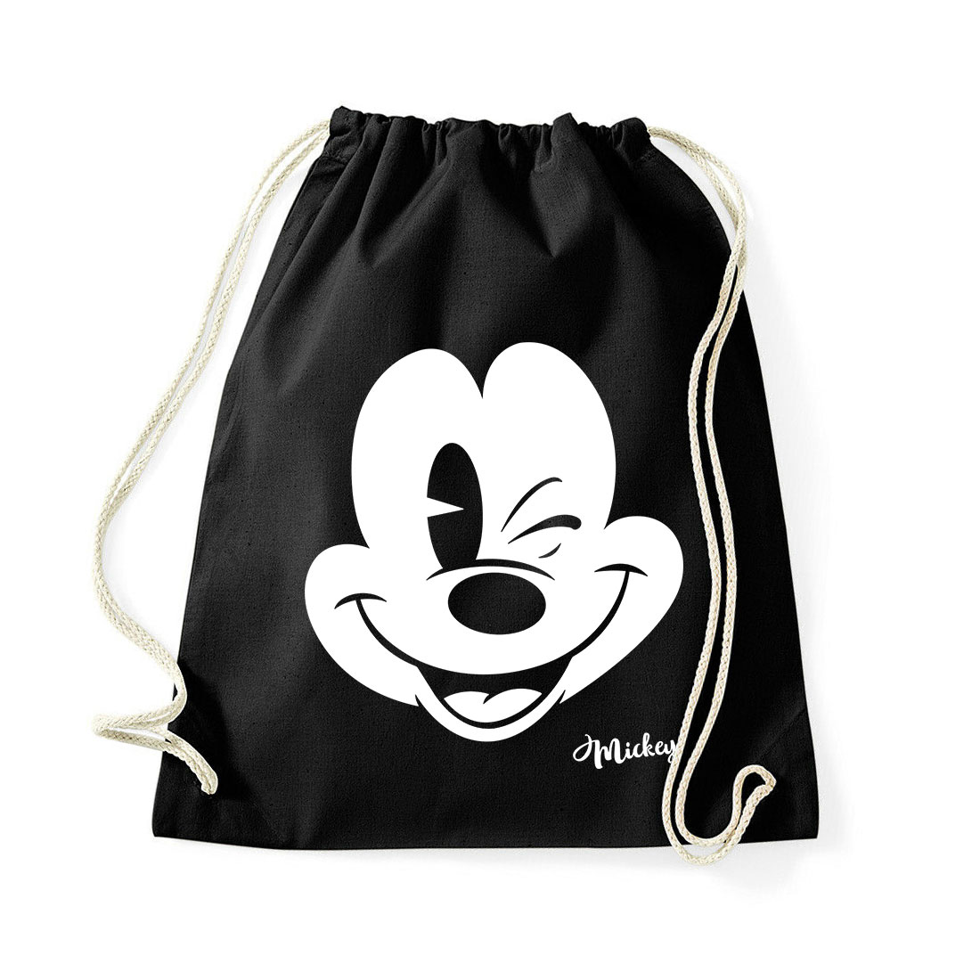 Mickey egér mouse Fekete Tornazsák
