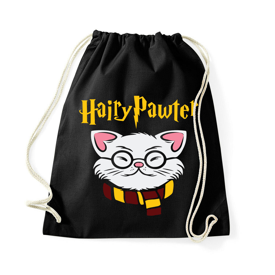 macska macskás cica cicás harry potter Fekete Tornazsák