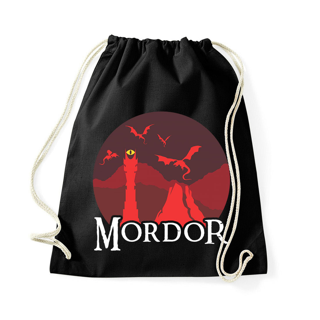 lord of the rings gyűrűk ura mordor Fekete Tornazsák
