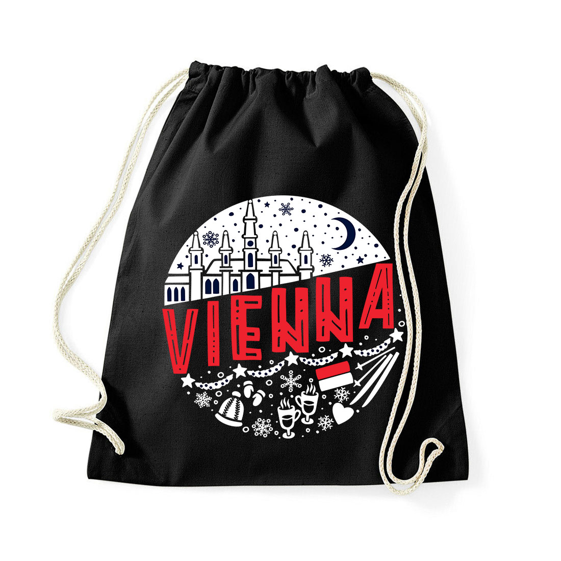 Vienna Austria ausztria bécs karácsony karácsonyos Fekete Tornazsák