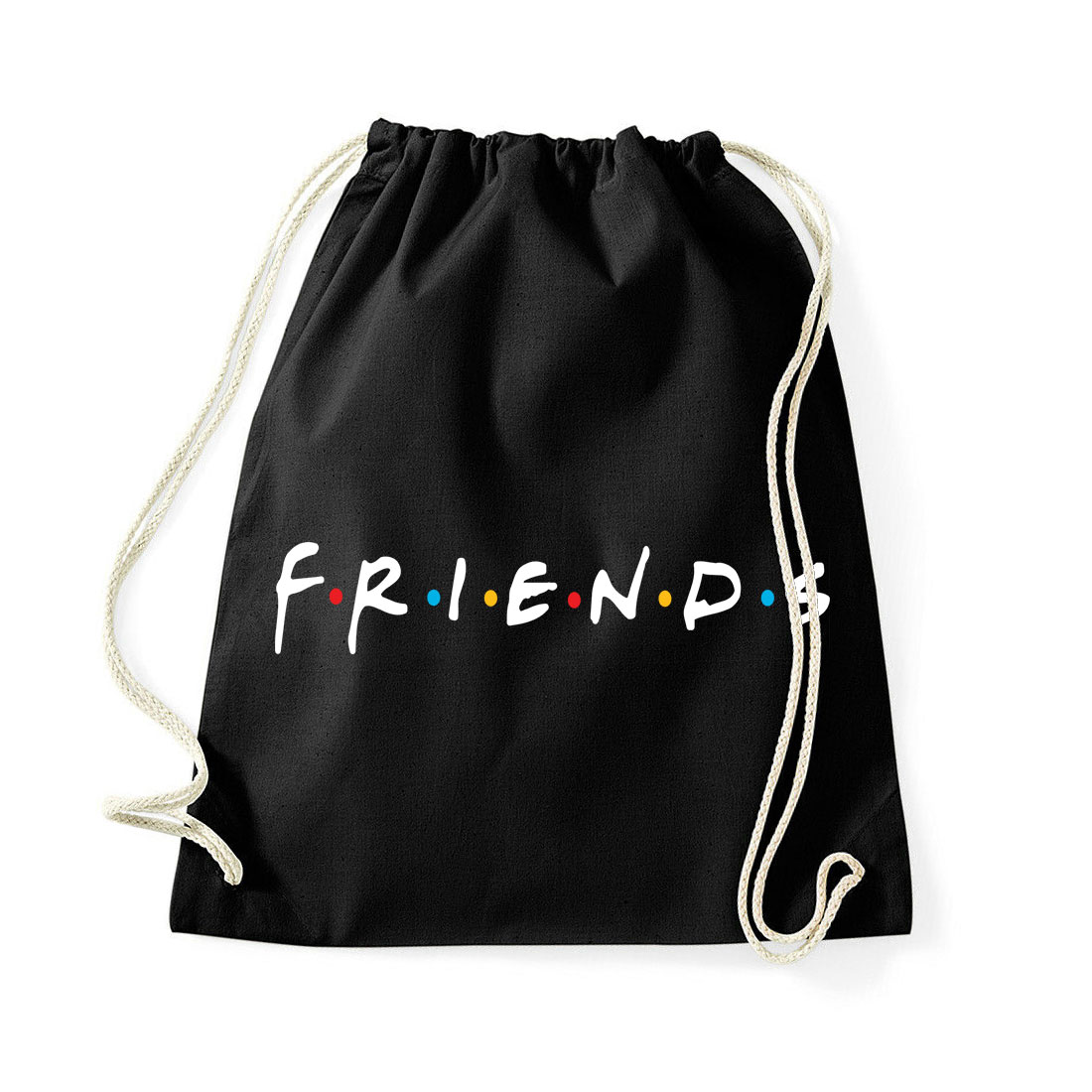 Friends jóbarátok Fekete Tornazsák