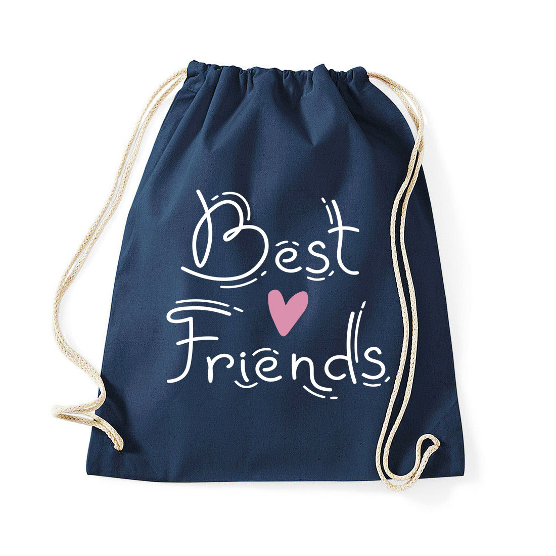 bff best friends barátság Sötétkék Tornazsák