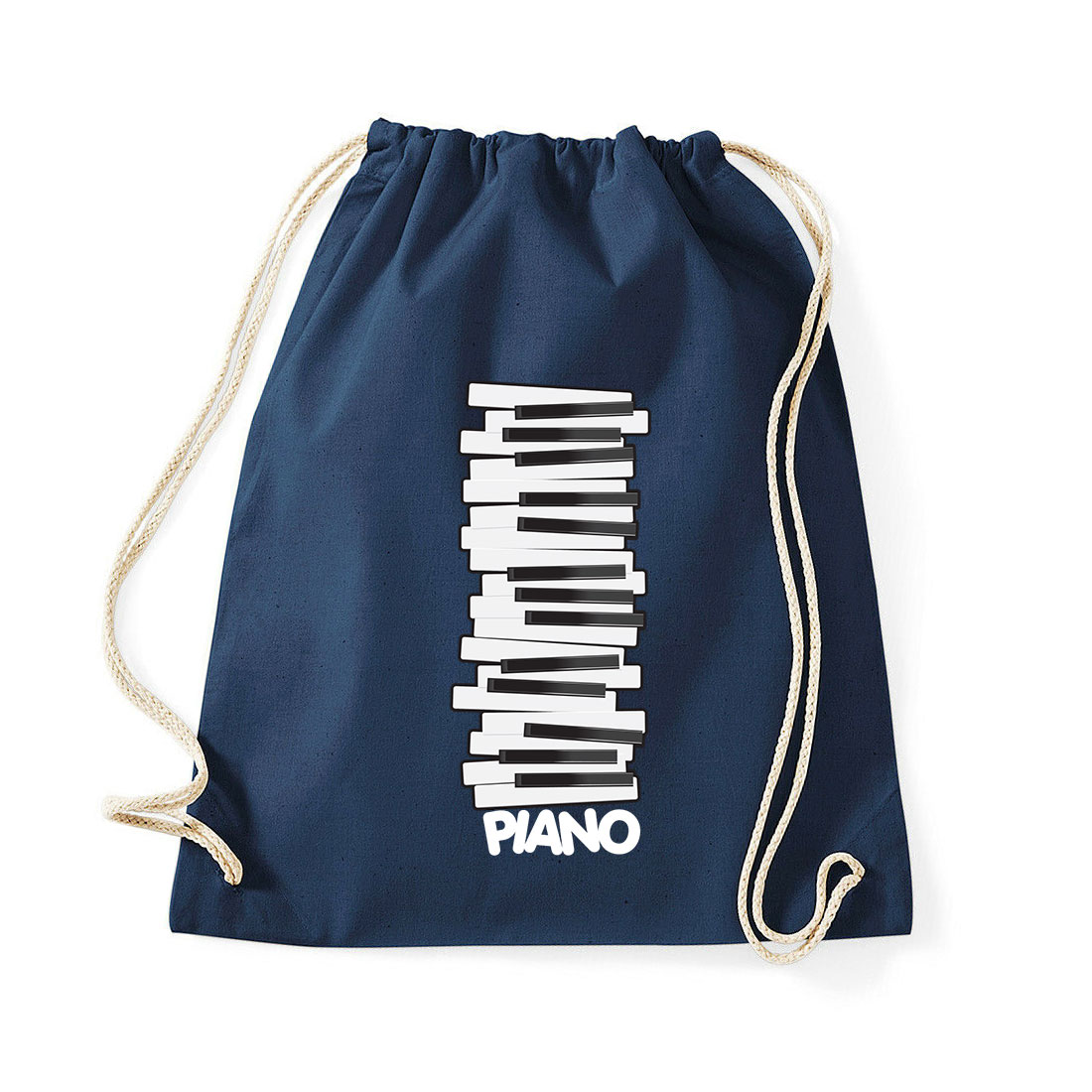 piano zongora zongorista Sötétkék Tornazsák