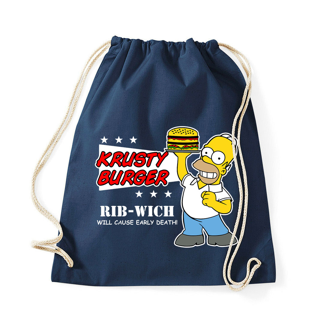 homer simpson Sötétkék Tornazsák